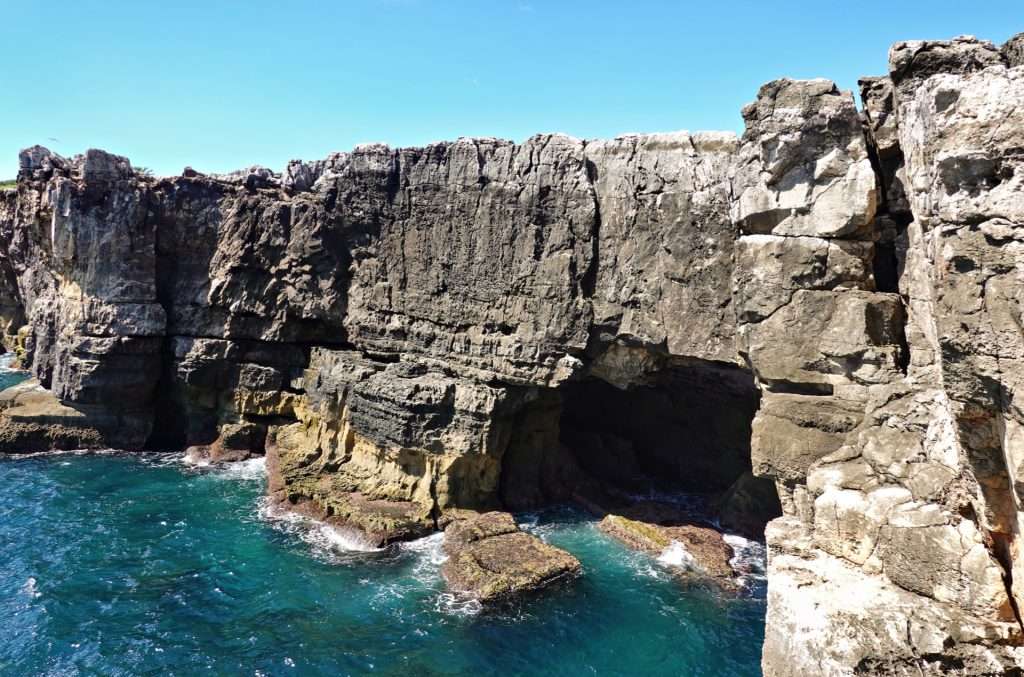 Boca do Inferno, a striking natural formation with crashing waves and imposing cliffs.